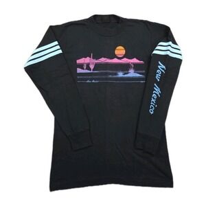 Vintage 1984 New Mexico T‎ Shirt Long Sleeve Mens Small